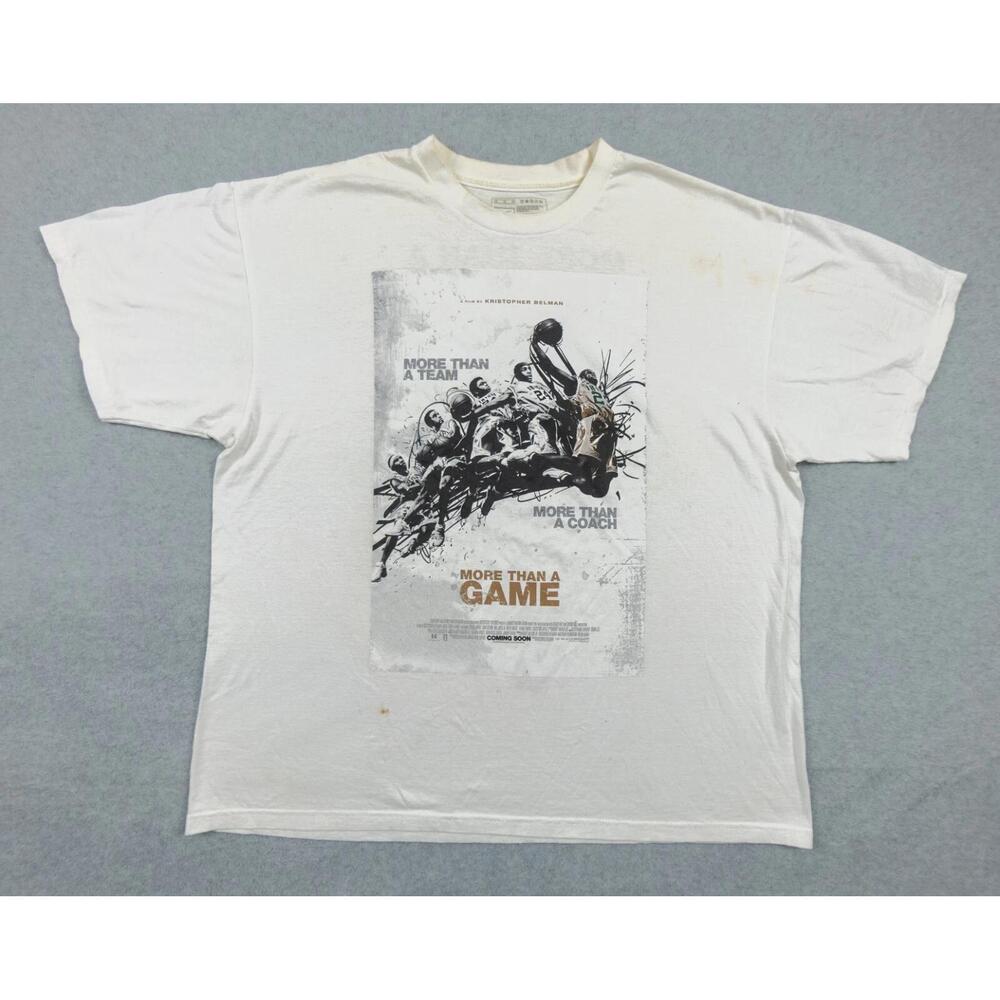 Shirt Mens X White Lebron James Movie Promo Tee Basketball Flaws